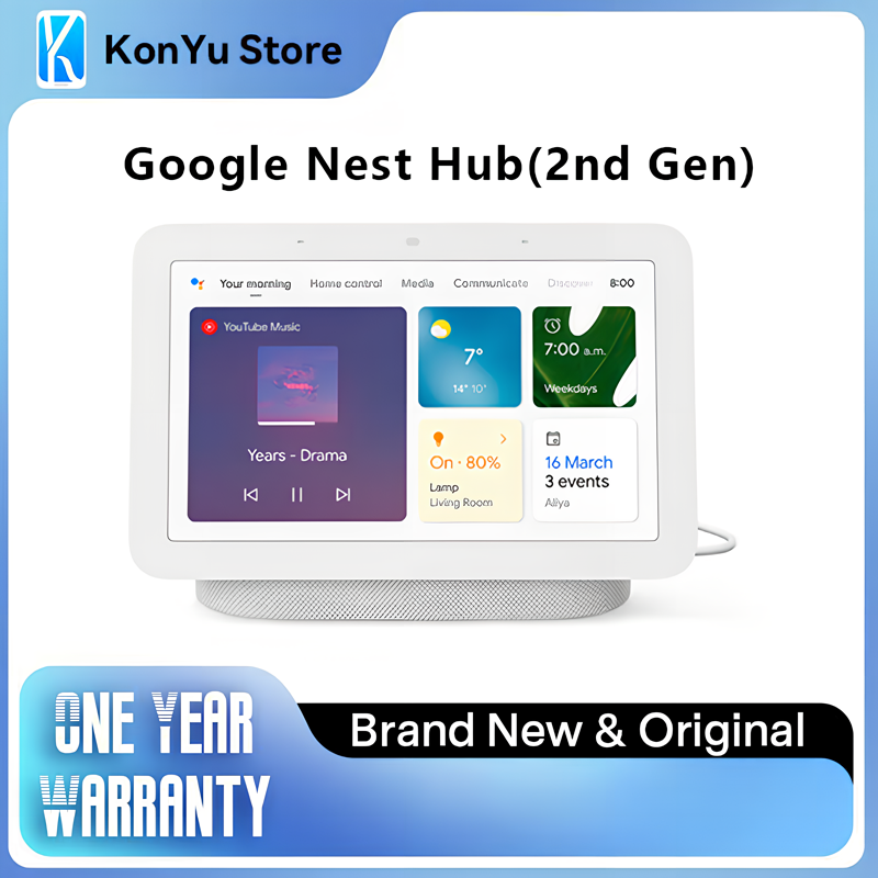 Google Speaker Nest Hub - Google NEST HUB (2ND GEN) ตัวควบคุมบ้านอัจฉริยะ
