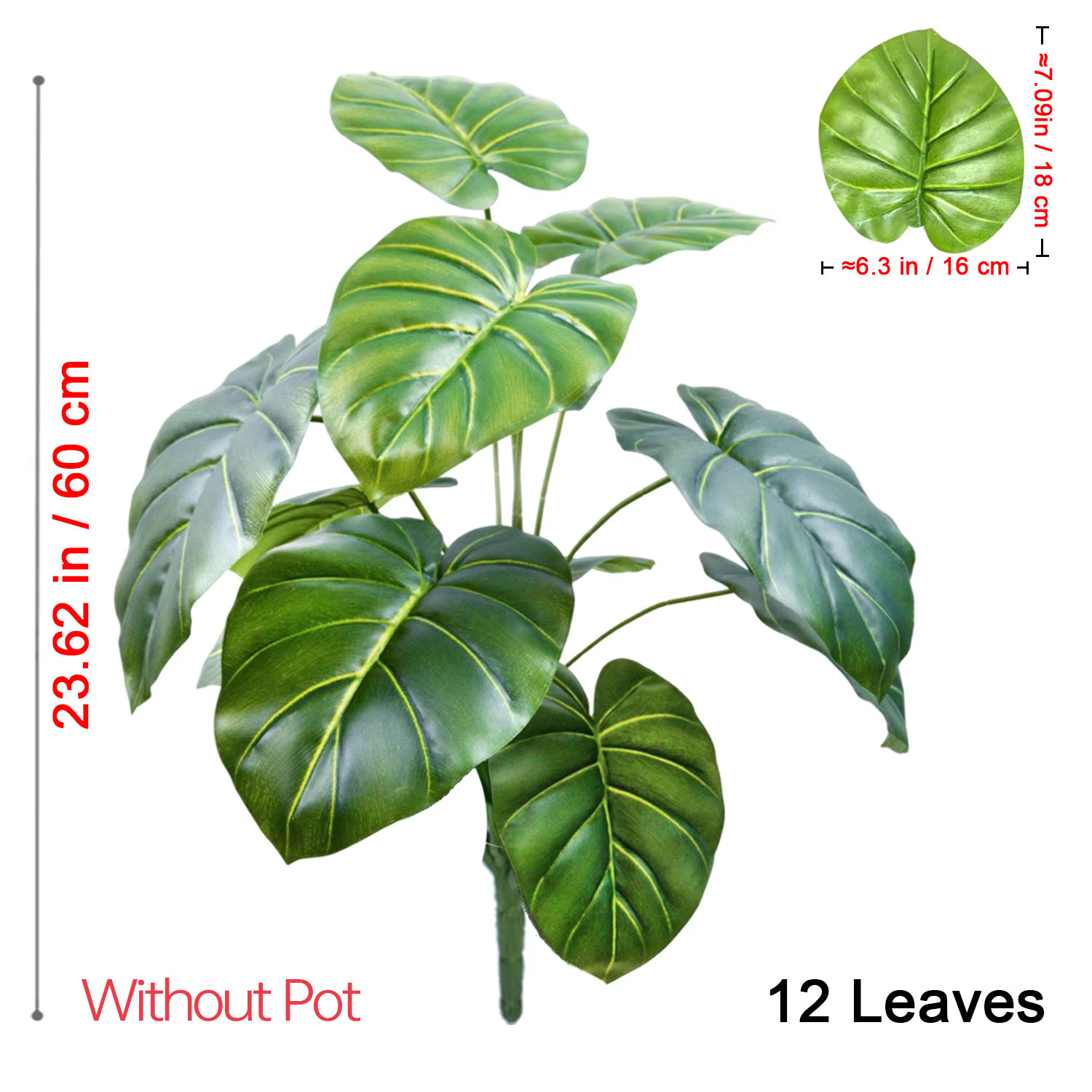 ต้นปาล์มประดิษฐ์เหมือนจริง 1 ช - Monstera Adansonii บทวิจารณ์และราคา
